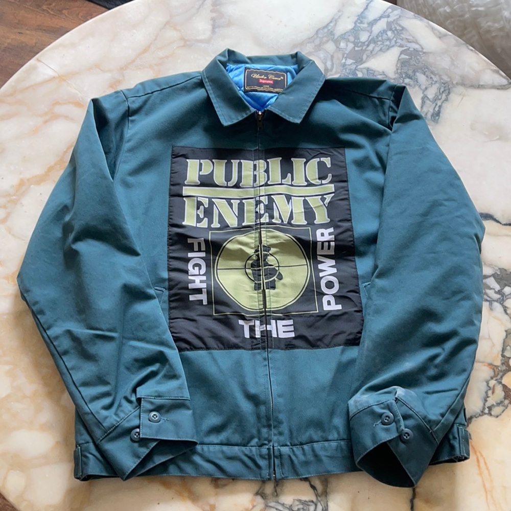 Supreme Public Enemy undercover work jacket